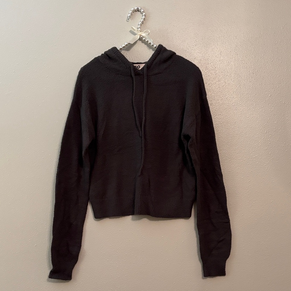 SO Dark Gray Women's‎ Hooded Sweater~Sz Medium